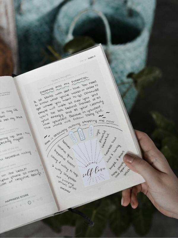 Hand holding a Bible bookmark reading The Lord Is My Shepherd